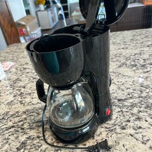 Black Mini Coffee Maker